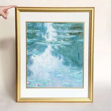 MONET WATERLILIES PRINT - Unframed 