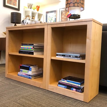 Modern Maple Bookcases 