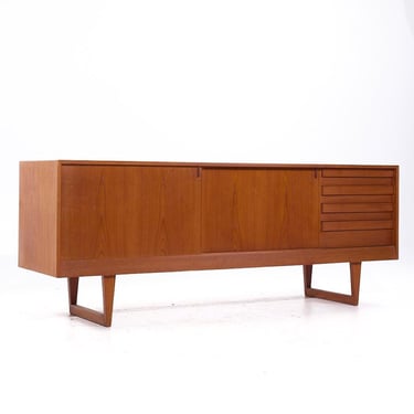 Kurt Østervig for KP Møbler Mid Century Danish Teak Sliding Door Credenza - mcm 