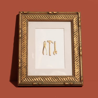 Mini Framed Art, Mini Gold Frame, DIY Lover Gift 