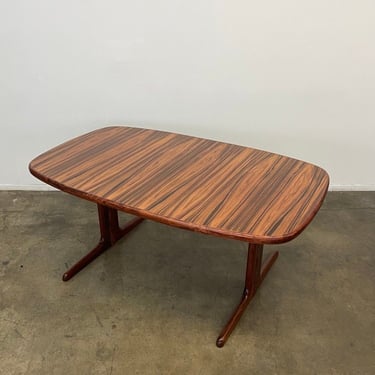 Danish Rosewood Dining Table- 2 leaves 