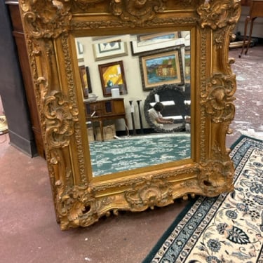 Ornate Gold Beveled Mirror