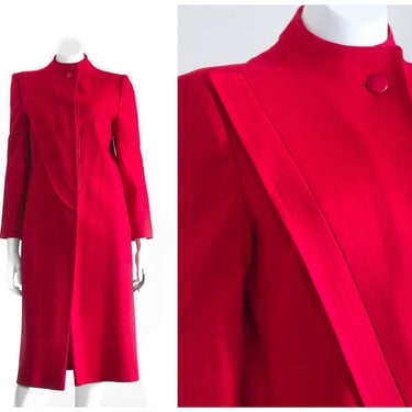 Red wool overcoat from Fleurette for Saks Fifth Avenue 