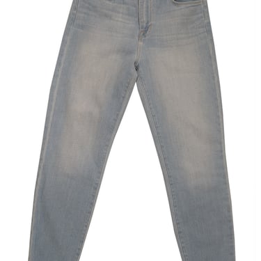 L'Agence - Light Wash Slim Leg Jeans w/ Raw Hem Sz 4