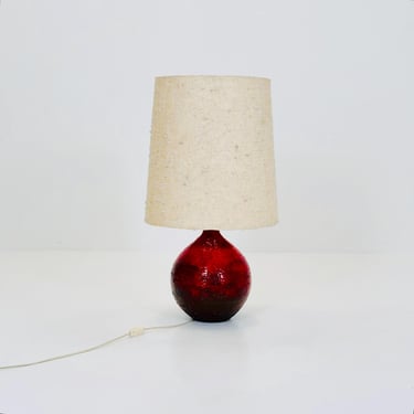 Mid century ceramic handmade floor lamp 1960s Germany 