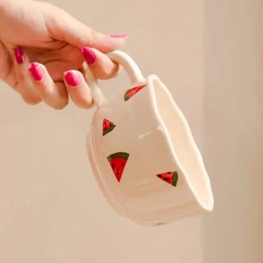 Ceramic Watermelon Coffee Mug