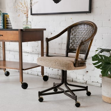 Boho Weave Pattern Office Chair