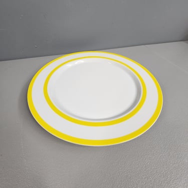 Mikasa Tangent Yellow Bob Van Allen 12" Dinner Plate 