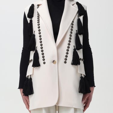 Max Mara Waistcoat Woman White Women