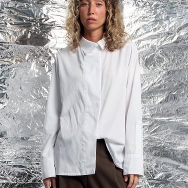 Asymmetric Neck Blouse