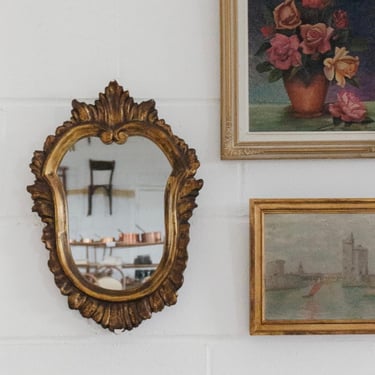 vintage Italian ornate florentine mirror