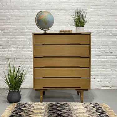 Mid Century MODERN DRESSER Highboy by Stanley Furniture, c. 1960's 