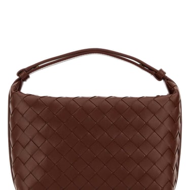 Bottega Veneta Women Brick Nappa Leather Mini Wallace Handbag