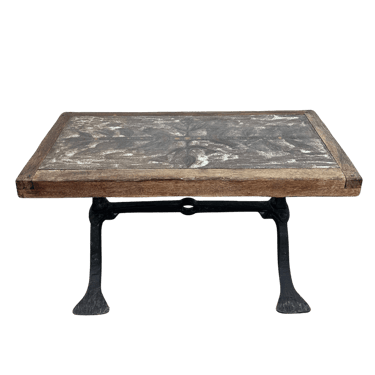 French Brutalist Duck Foot Coffee Table, 1960s