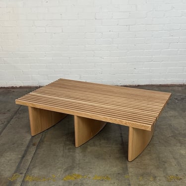 Made To Order Triple Slat Bench Oval Leg Edition 