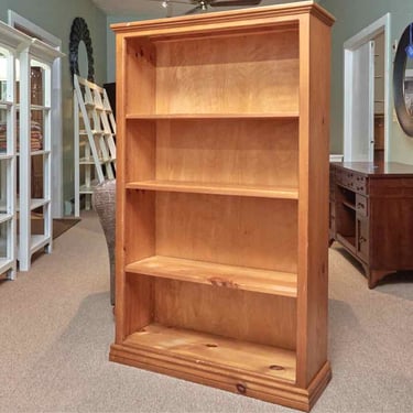 Pine 3 Adjustable Shelf Bookcase