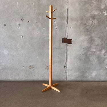 Vintage Paul McCobb Beech Wood Coat Rack