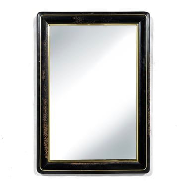 Wall Mirror with Distressed Finish