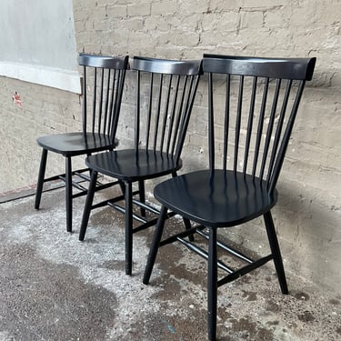 MCM Style Ebonized Dining Chair