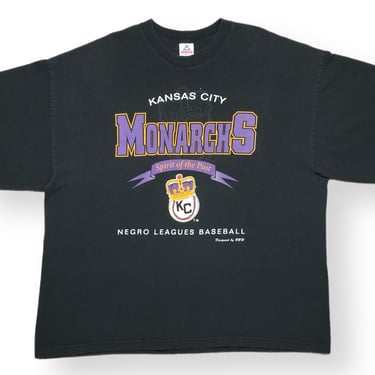 Vintage 90s Kansas City Monarchs “Spirit of the Past” Negro League Baseball Graphic T-Shirt Size 3XL 