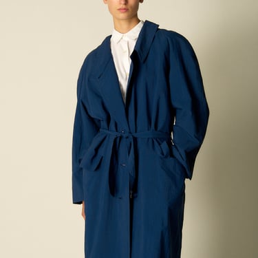 1990s Jil Sander Royal Blue Trench