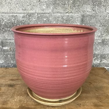 Large Pink Glazed Pot (Seattle)