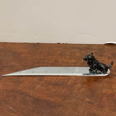 Vintage Scottie Dog Letter Opener 