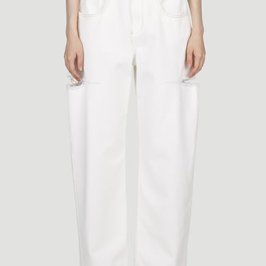 Maison Margiela Women Distressed Pants