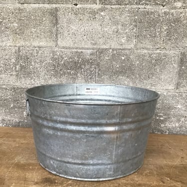 Galvanized Steel Washtub (Seattle)