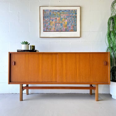 Mid Century Teak Credenza by Nils Jonsson