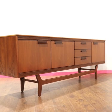 Mid Century Modern Vintage Teak Credenza Sideboard By Willam Lawrence Danish Style 