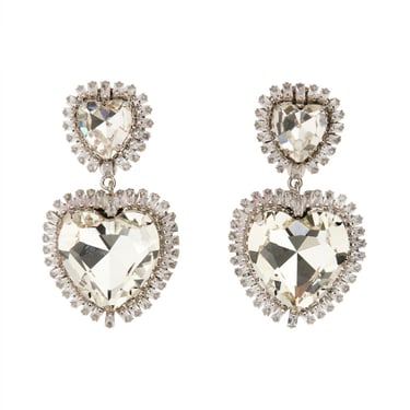 Alessandra Rich Women Heart Earrings