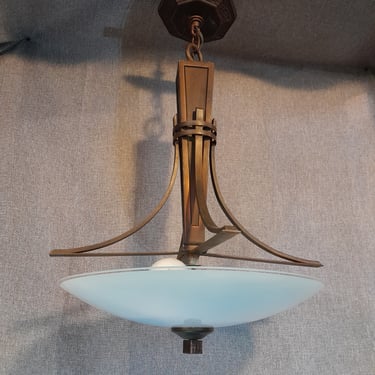 Faux Craftsman Pendant Light