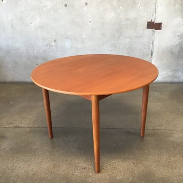 Vintage Danish Teak Butteryfly Leaf Dining Table