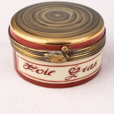 Vintage Limoges Foie Gras Trinket Box