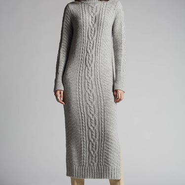 Lora Sweater Dress - Pale Grey