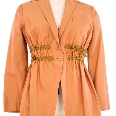 Romeo Gigli Iridescent Ruched Jacket