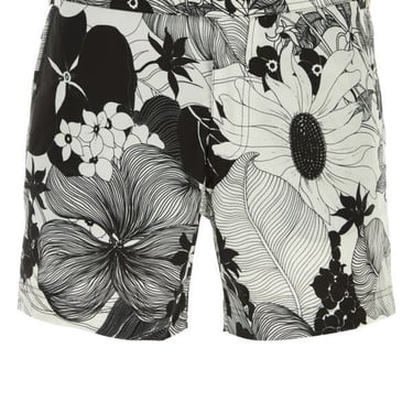 Tom Ford Man Printed Polyester Swimming Shorts