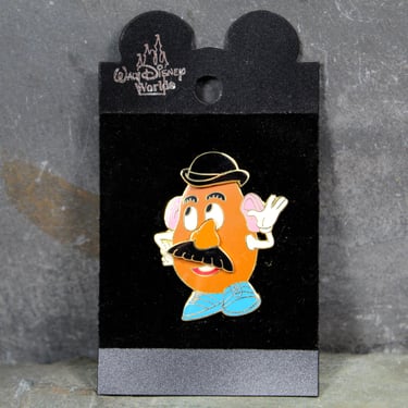 Mr. Potato Head Walt Disney World Lanyard Pin | Circa 1990s | Vintage 3-Piece Mr. Potato Head Pin | Vintage Toy Story | Vintage Disney 