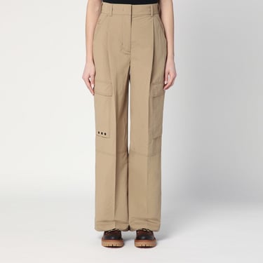 Moncler Grenoble Beige Cargo Pants Women