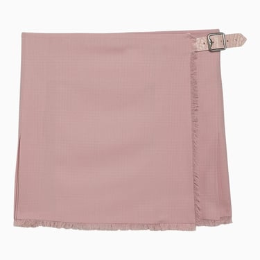 Burberry Pink Cameo Wool Skirt Women