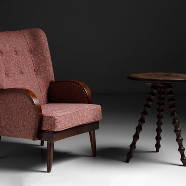 Armchair in Wool Tweed by Pierre Frey