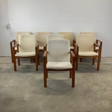 Danish Modern Teak Armchairs for Dining or Conference Room- Set of 8 