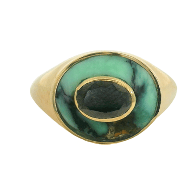 Nyx Black Diamond & Variquoise Ring