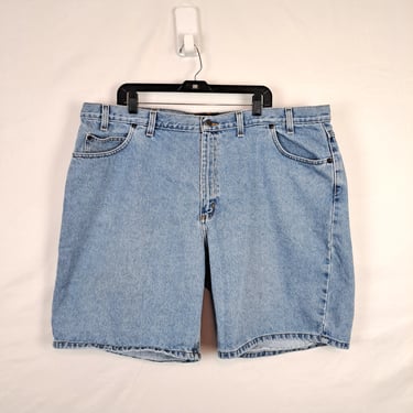 Vintage 90s High Rise Denim Shorts, Plus Size 