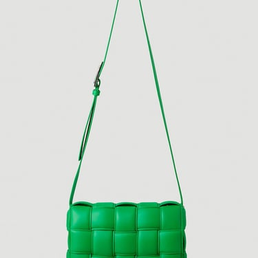 BOTTEGA VENETA Padded Cassette Shoulder Bag in Green