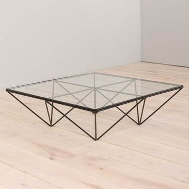 Coffee Table in Paolo Piva style Alanda 100cm, Italy 1970s 