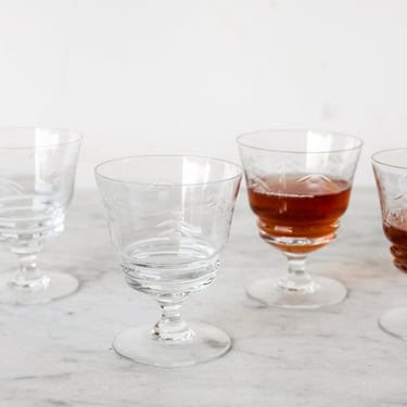 Cut Glass Aperitif Set of 10