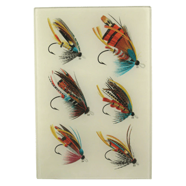 Salmon Flies #30, 6" x 9" Tray
