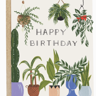 Plant Lover Birthday Card